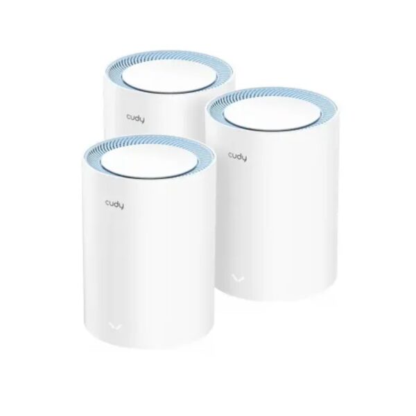 Cudy (3 Pack) M1200 AC1200 Dual Band Mesh WiFi Router – Whole Home Seamless Coverage