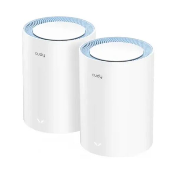 Cudy (2 Pack) M1200 AC1200 Dual Band Mesh WiFi Router – Whole Home Coverage with Seamless Roaming