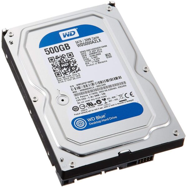 WD 500GB SATA Hard Disk Drive (HDD) – 3.5 Inch, 7200 RPM, Desktop Storage